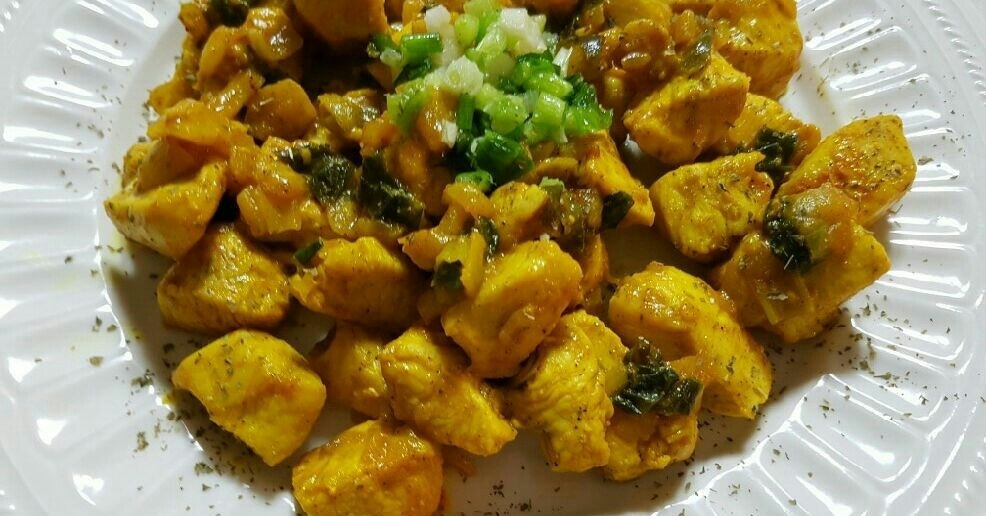 مرغ رژیمی سینه با کاری