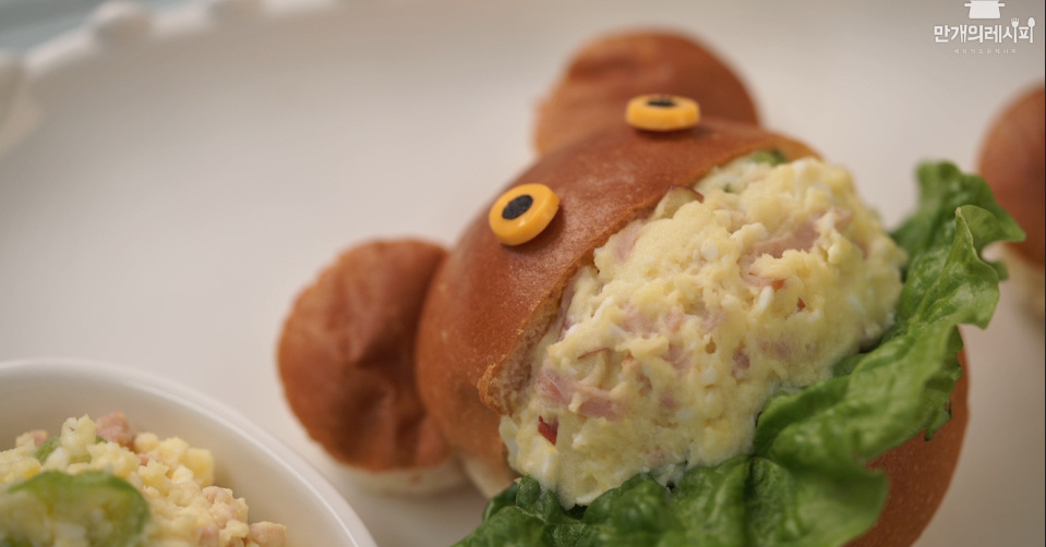 Sándwich de ensalada de papa