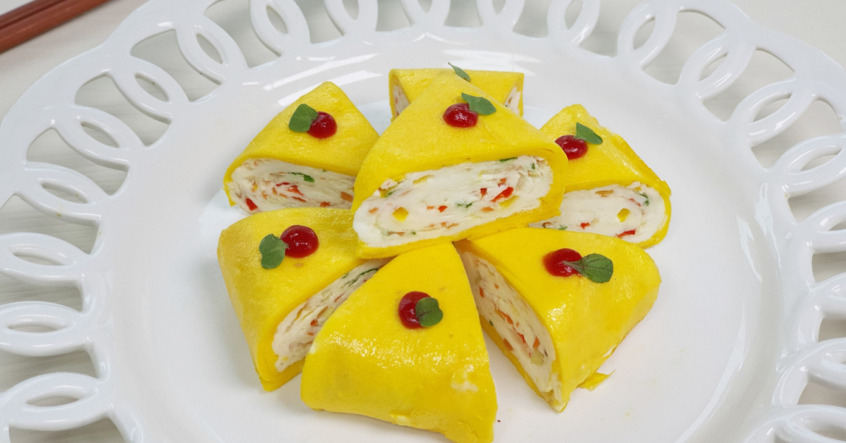 کیک رول تخممرغ (گیران-ماری)